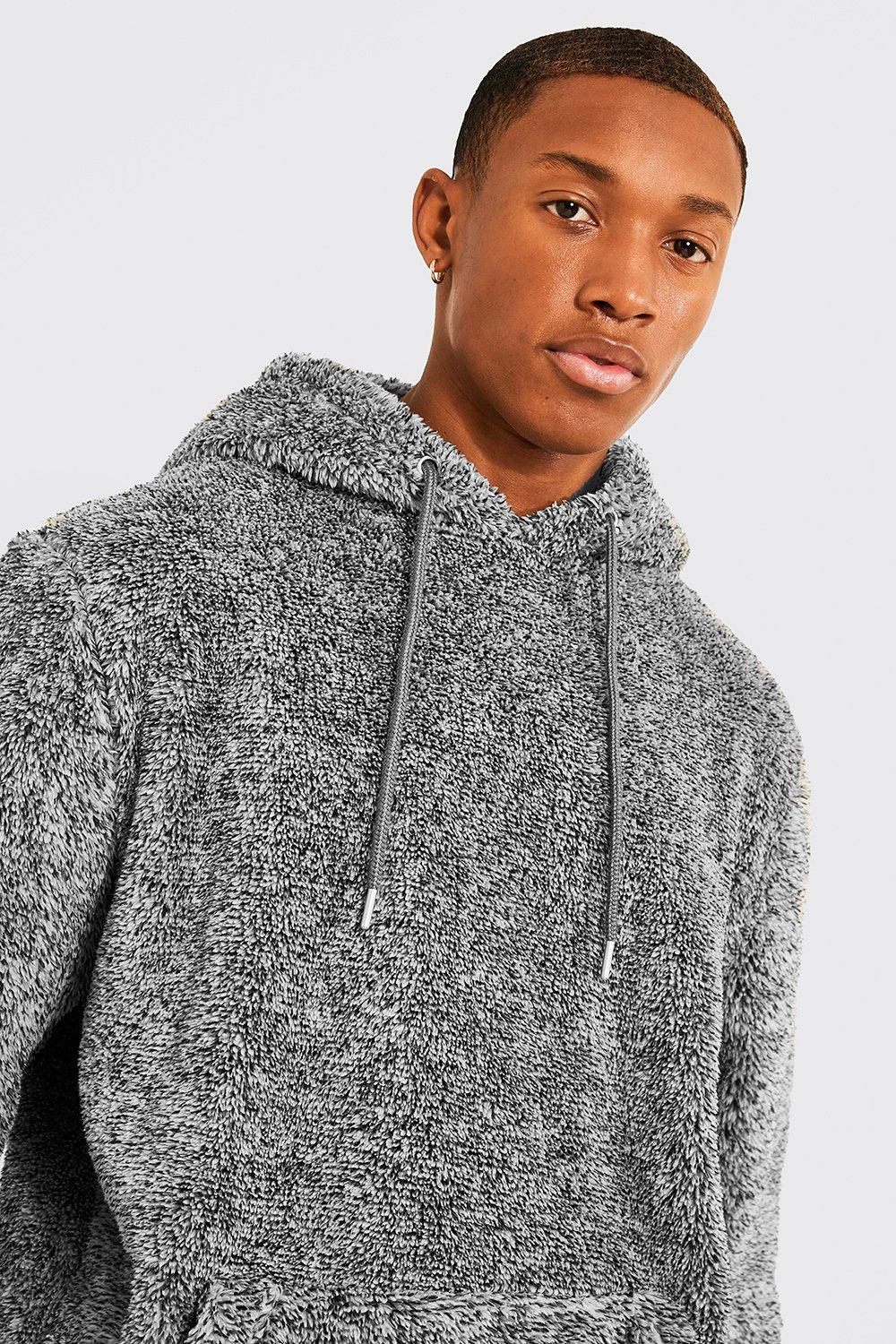 Express mens sherpa clearance hoodie